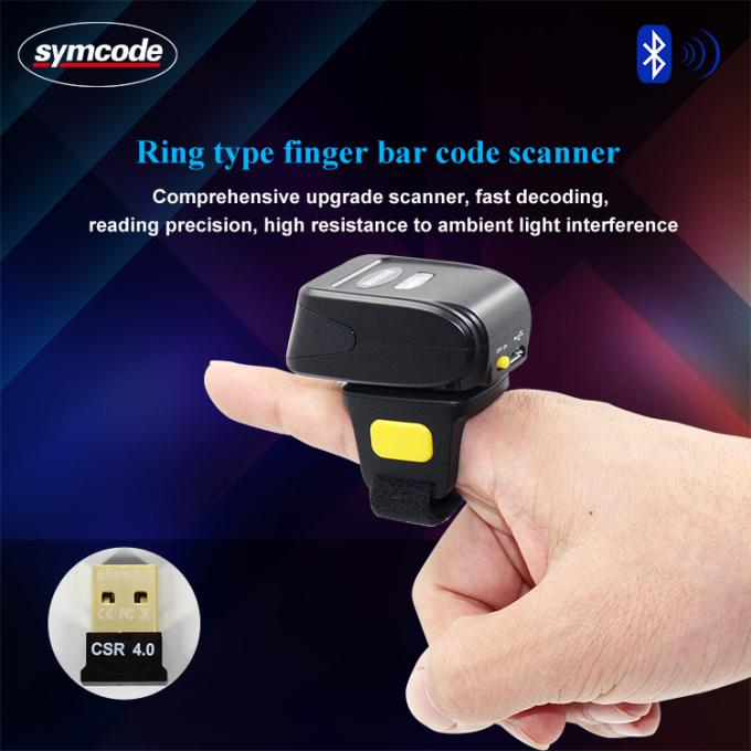 Appui portable de scanner de scanner de code barres de MJ-5209A Symcode/anneau de Bluetooth CACHÉ